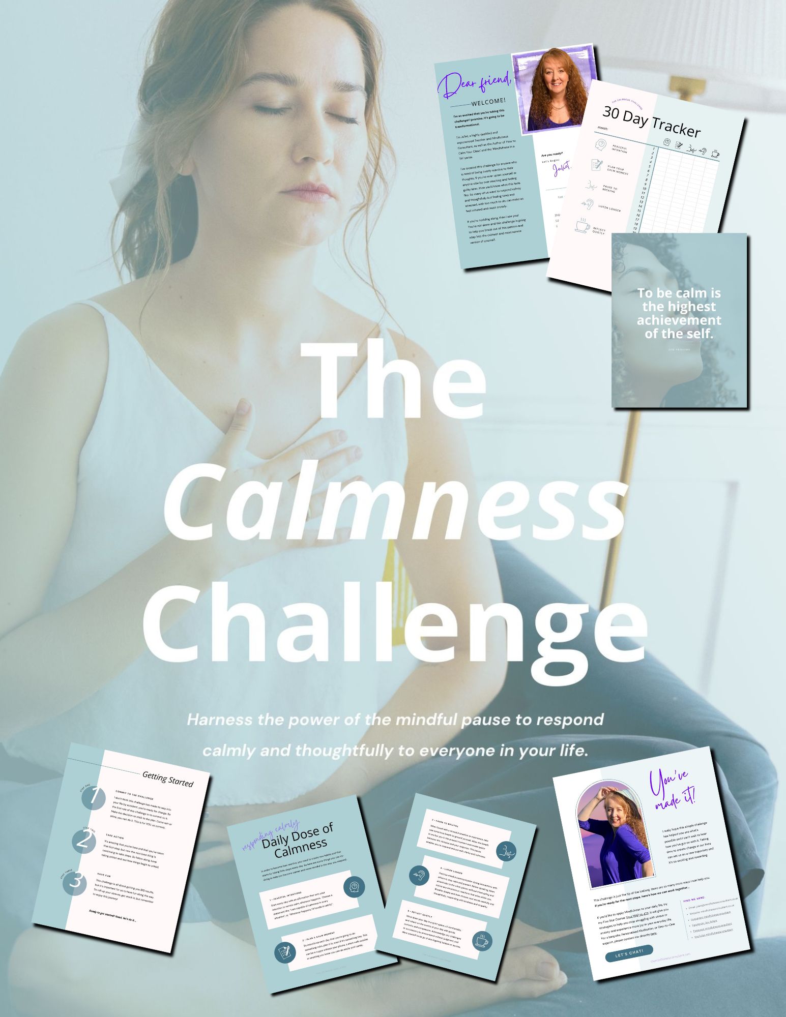 poster describing the calmness challenge
